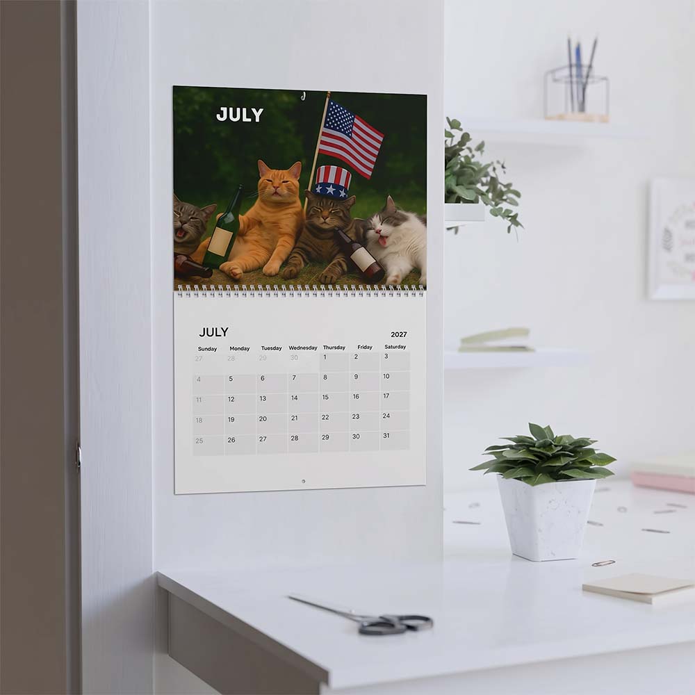 🍺🐱Drunk Cats 2027 Calendar