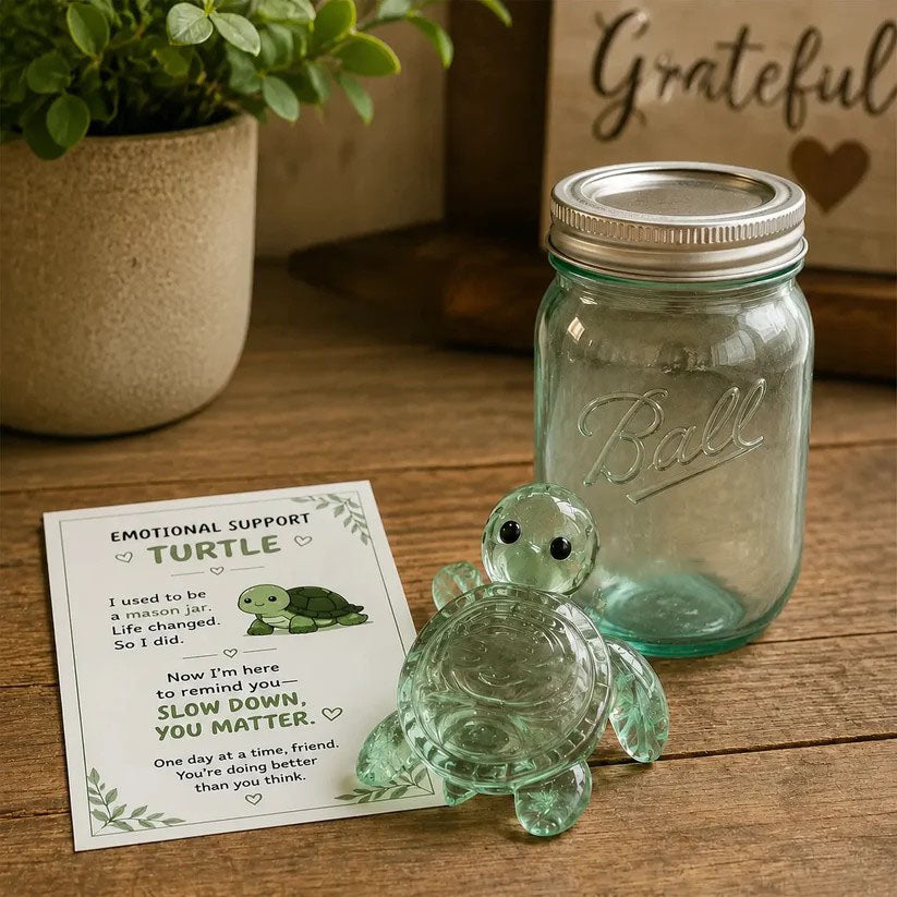 🐢 Original Recycled Glass Support Turtle