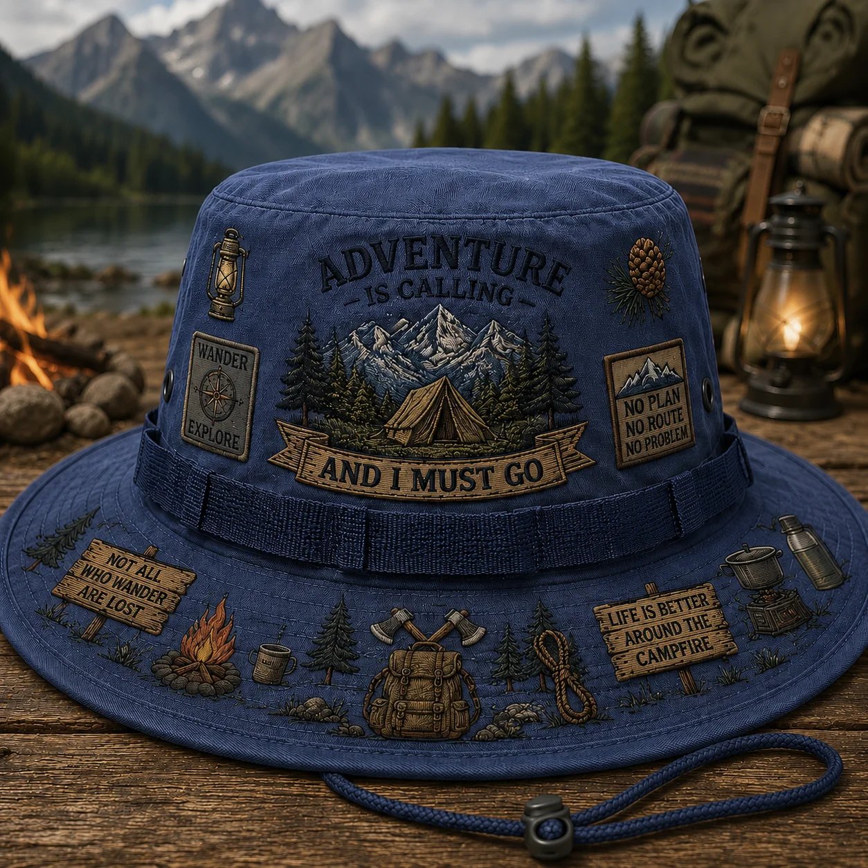 š²Adventure is a way of life ā Boonie hat