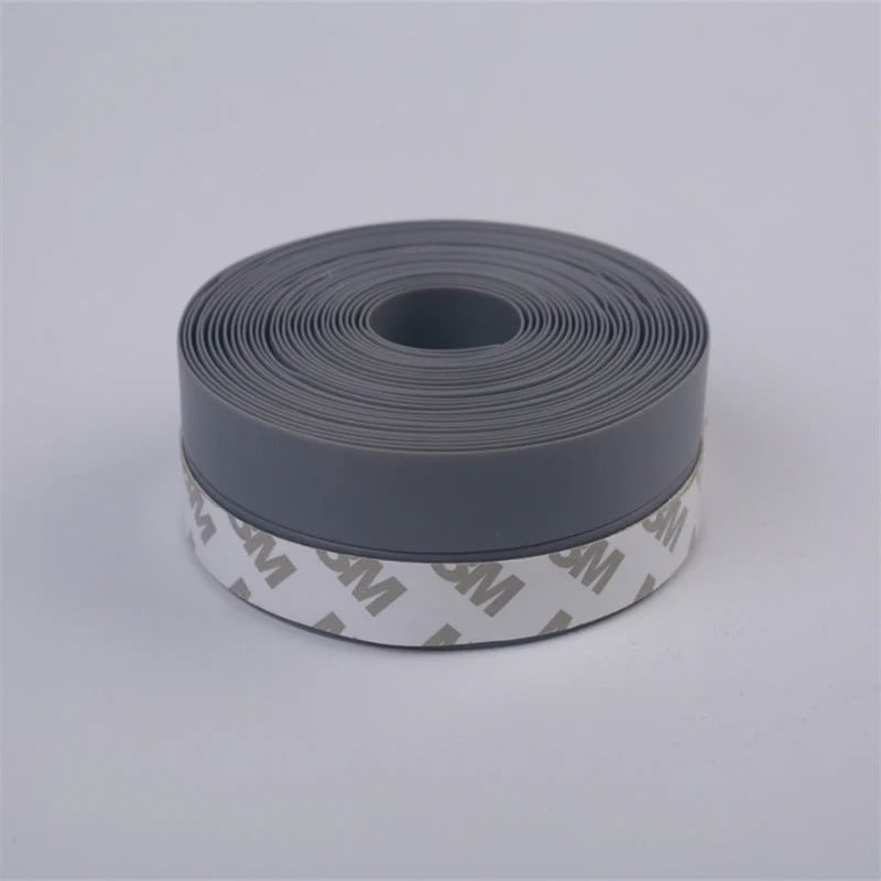 16.4 ft Door Weather Stripping | Adhesive Draft Stopper Seal Strip for Doors, Windows & Shower Doors