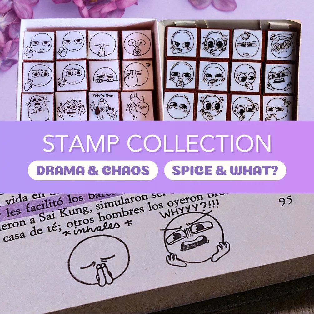 Doodly Stamps Collection-Finally, a way to mark your books without having to draw