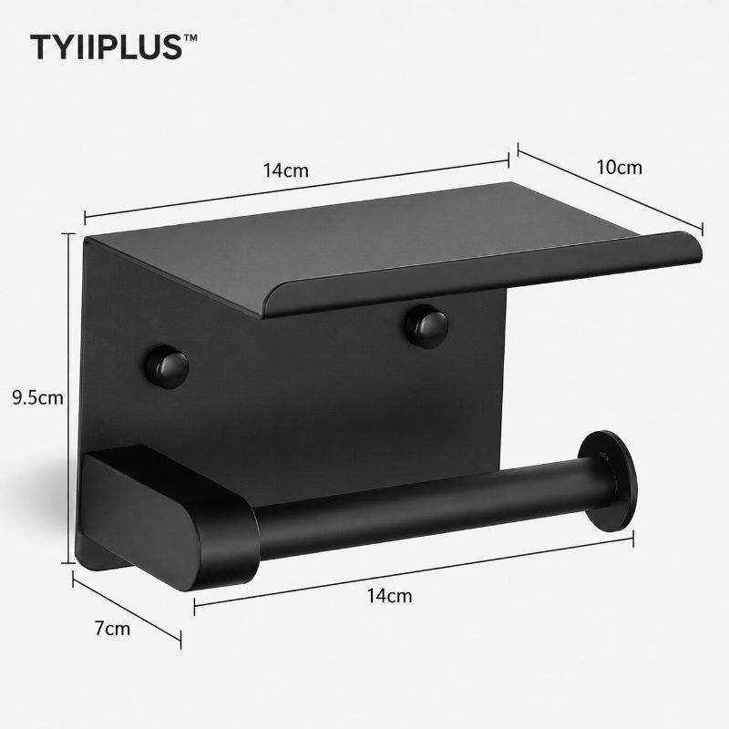 TYIIPLUS™ Toilet Paper Holder with Shelf