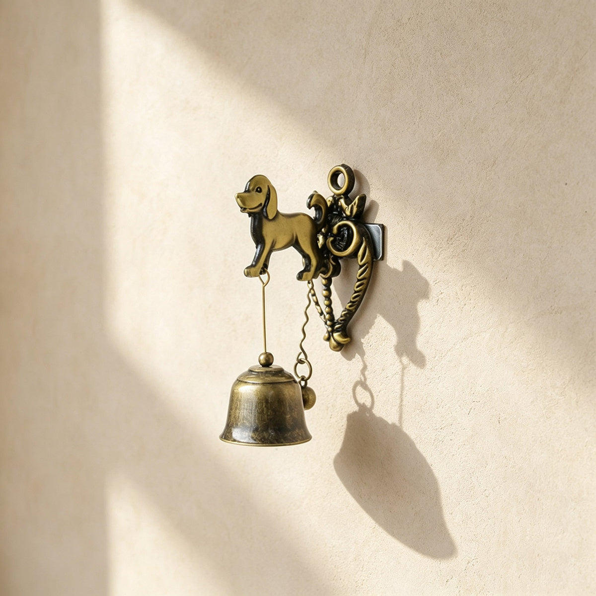 Vintage Animal Door Bell – Antique Bronze Hanging Bell, Decorative Door Chime for Home, Unique Housewarming Gift | TYII™