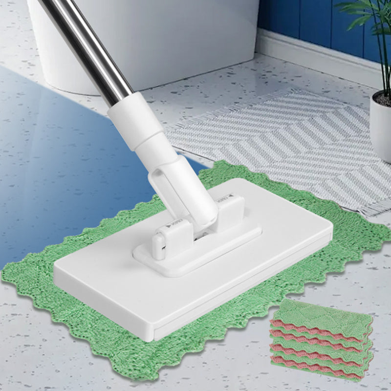 🔥This Week's Special Price:£12.99!! ‼️🧹Disposable Dust Mop with 4 Reusable Cloths✨Lightweight Floor Dusting Mop For Hardwood Tile Floors