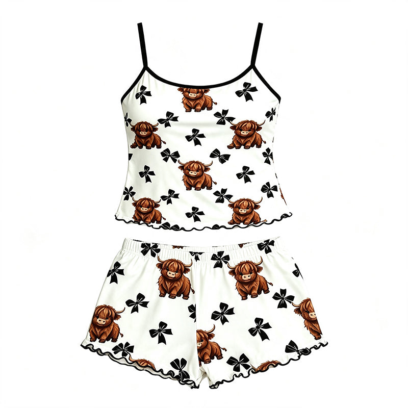 🐮Summer Sleepless Spaghetti Strap Cami Sleepwear Set