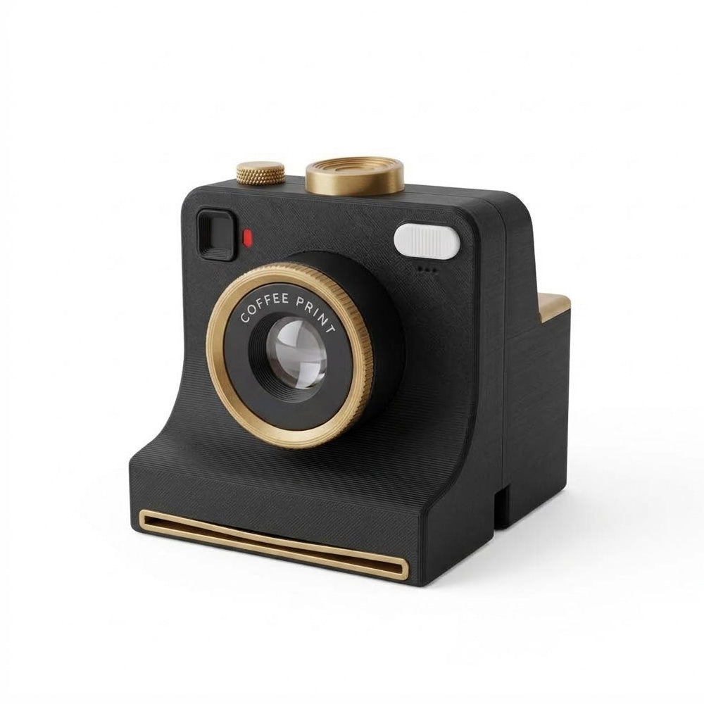 TYII™☕📸 3D Printed One-Touch Latte Art Camera – Coffee Stencil Printer