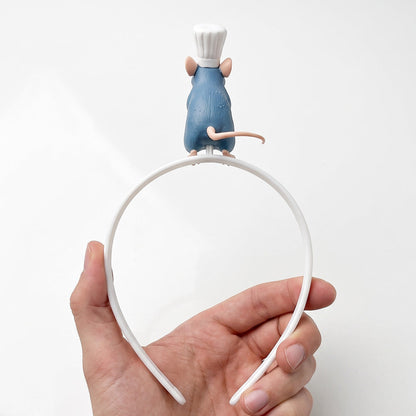 👨‍🍳🐀Little Chef Rat Headband – Funny Hair Accessory