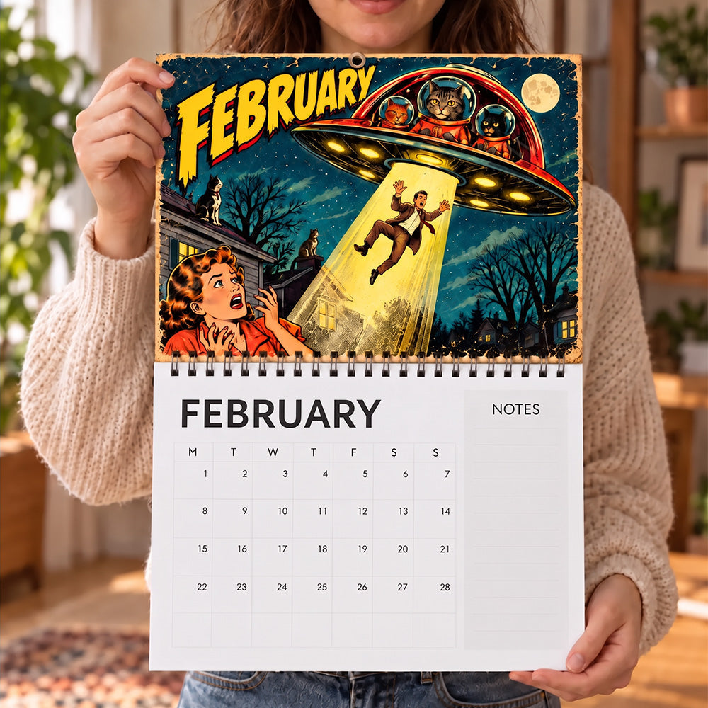 👽🐱If Cats Were Aliens 2027 Calendar