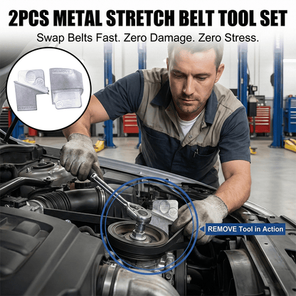 Metal Stretch Belt Remover Installer Tool Set