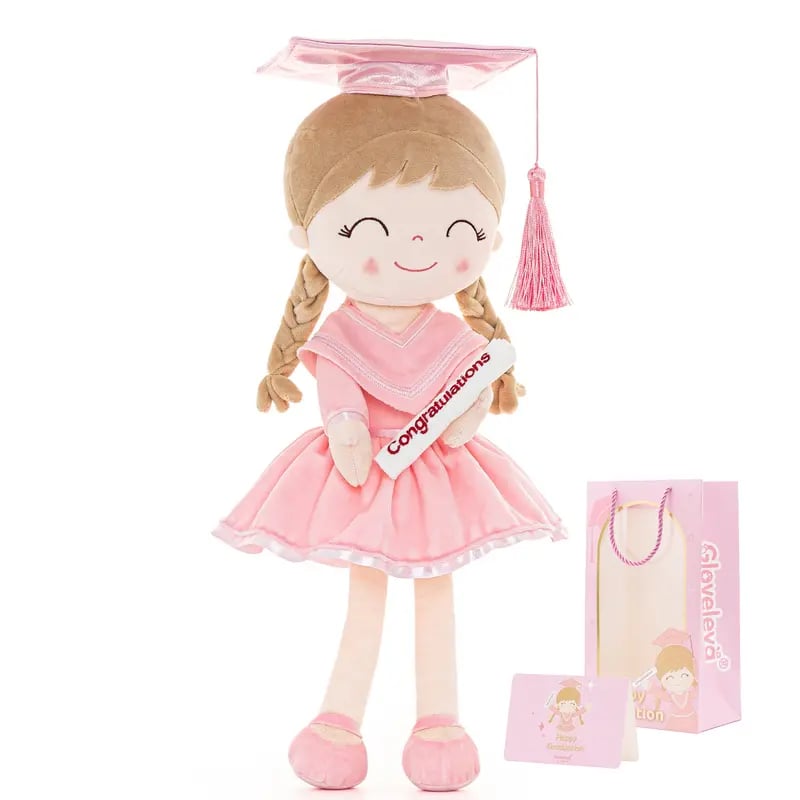 🎓 Gloveleya Class of 2026 Graduation Doll – 16” Soft Plush Keepsake Gift with Gift Bag