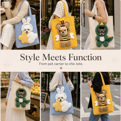 🐾Luxury Hands‑Free Pet Tote Bag