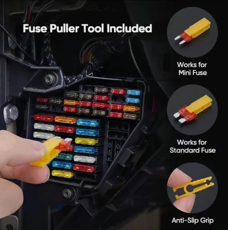 🚗 306PCS Car Blade Fuse Assortment Set