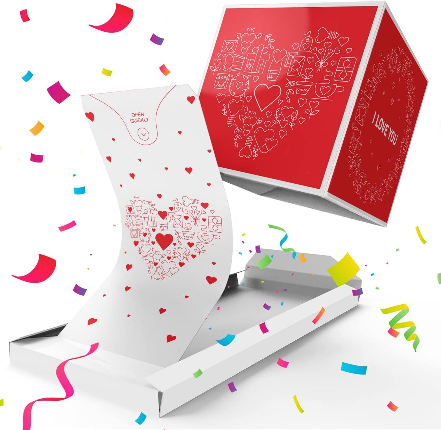 ✨Exploding Confetti Surprise Card – Pop-Up Joy in Every Envelope 🎄✨