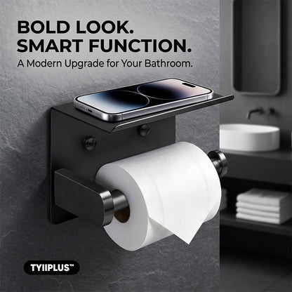 TYIIPLUS™ Toilet Paper Holder with Shelf