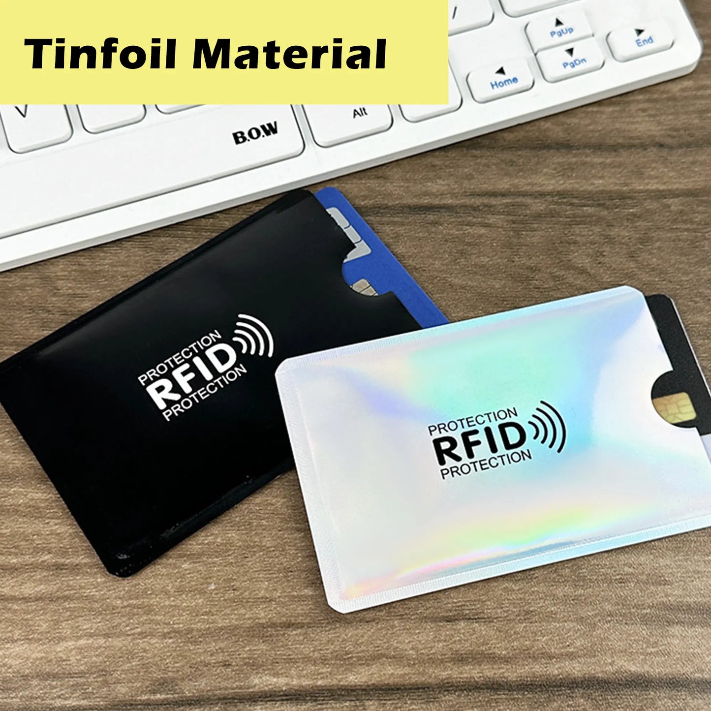 [8-Pack] RFID Blocking Sleeves: Slim & Lightweight Protection for Credit & ID Cards