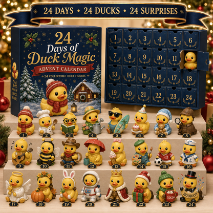 🐥 24 Days of Duck Magic Advent Calendar – 24 Collectible Christmas Duck Surprises