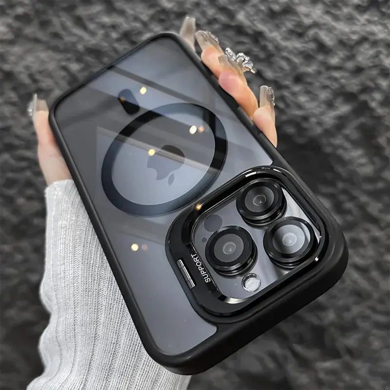 TYIIPLUS™ Magnetic Phone Case with Camera Protection & Built-In Stand