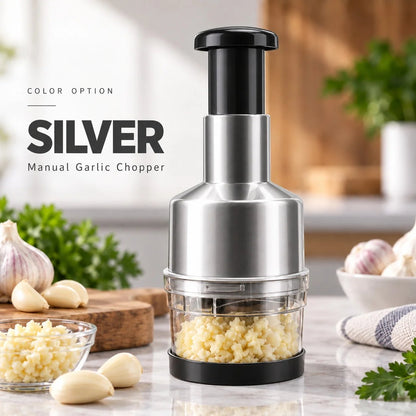 🥣Tyiiplus™ Chop Garlic Faster – Press-Down Manual Food Chopper