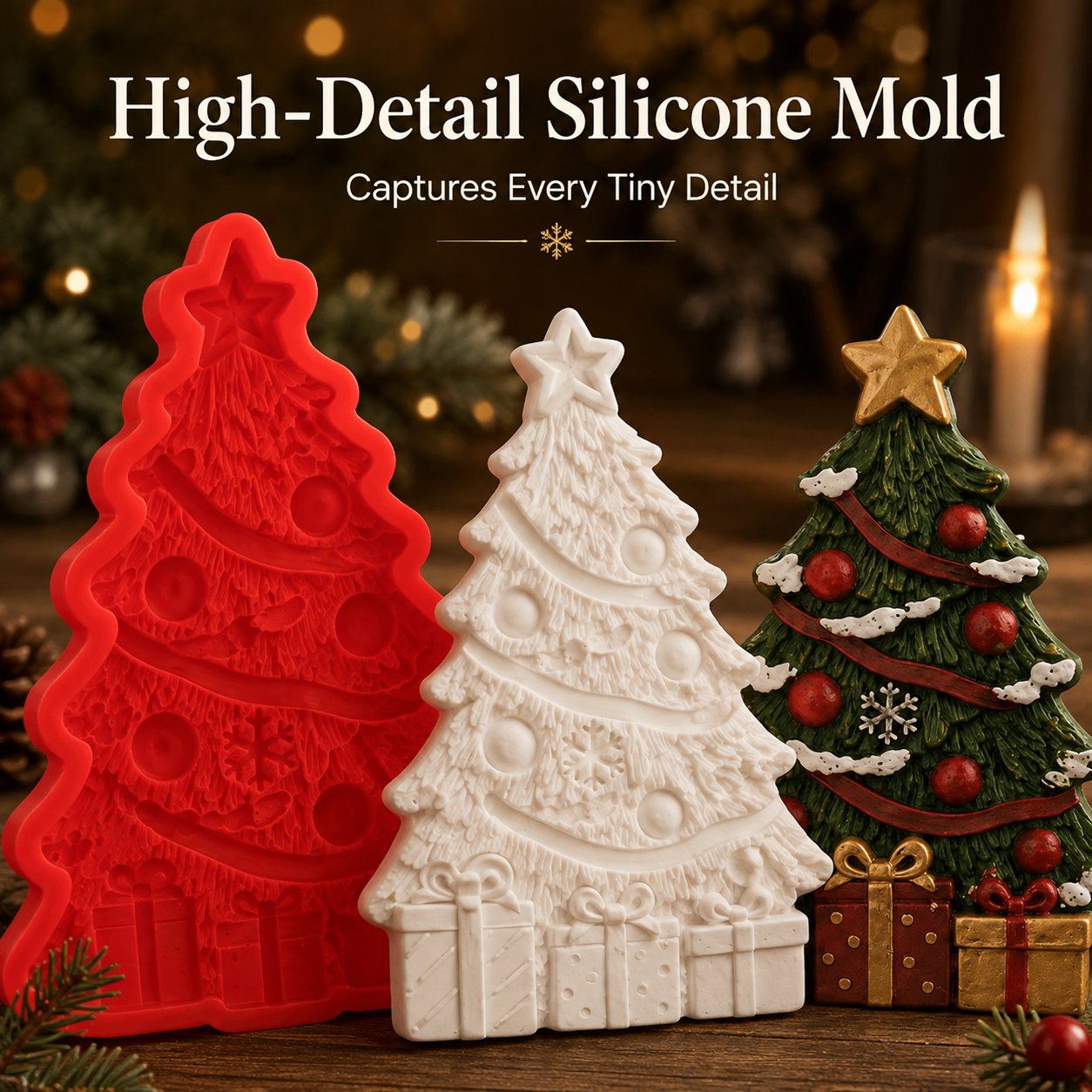 🎄 DIY Christmas Ornament Mold Kit | Craft Your Own Festive Magic ✨