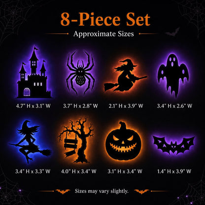 🎃Halloween HOT SALE 49% OFF 👻 Halloween LED Silhouette Wall Light Stickers
