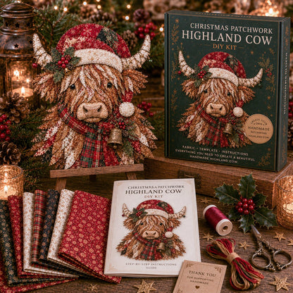 🎄🎅Christmas Patchwork Fabric DIY Decor Kit