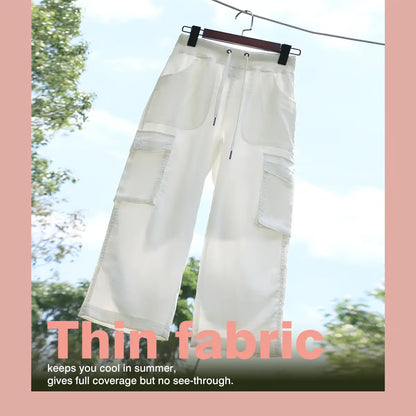 Women's Lightweight Hiking Capris: Quick-Dry, 6 Pockets, Loose Fit