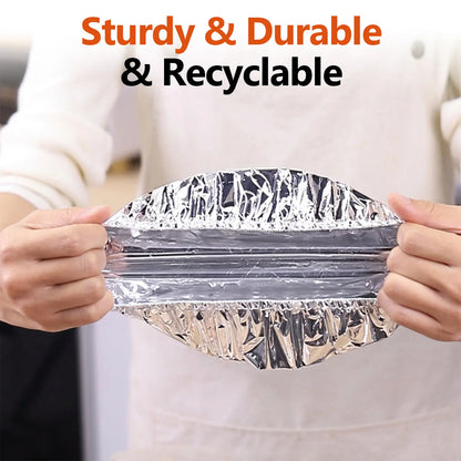 Reusable Foil Food Covers – Airtight Freshness & Bug Protection