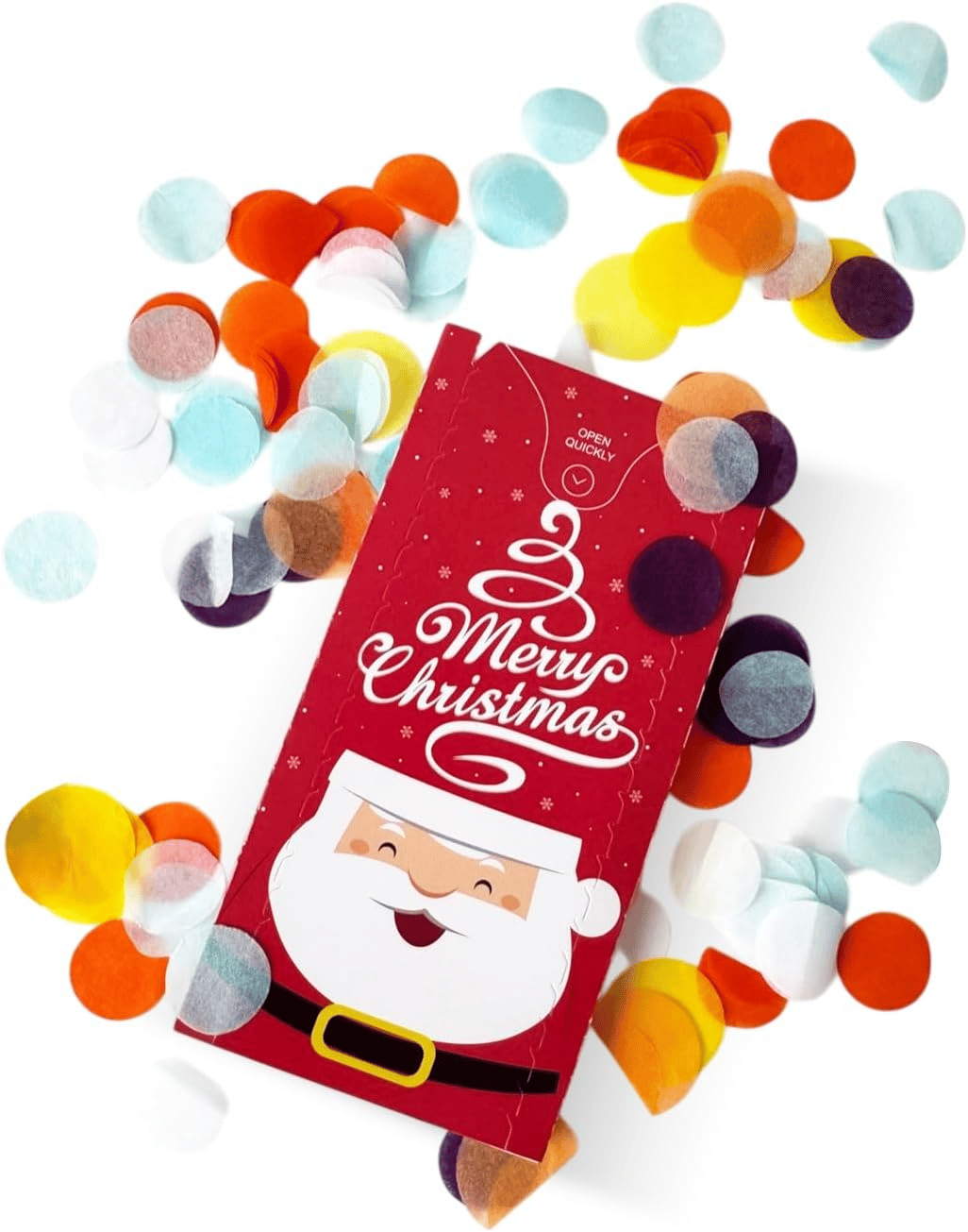 ✨Exploding Confetti Surprise Card – Pop-Up Joy in Every Envelope 🎄✨