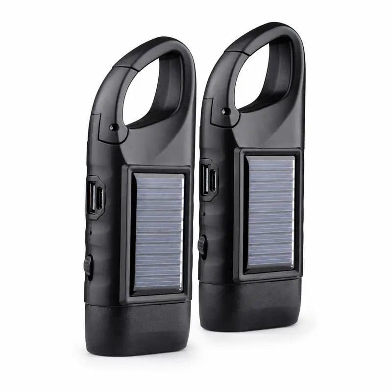 🔦Tyiiplus™ Hand Crank Flashlights – USB-C Rechargeable Emergency Lights