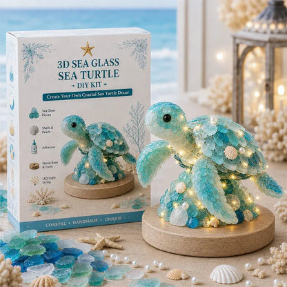 🌊✨ DIY 3D Sea Glass Art Kit – Beginner-Friendly, No Experience Needed | Coastal & Christmas Collection