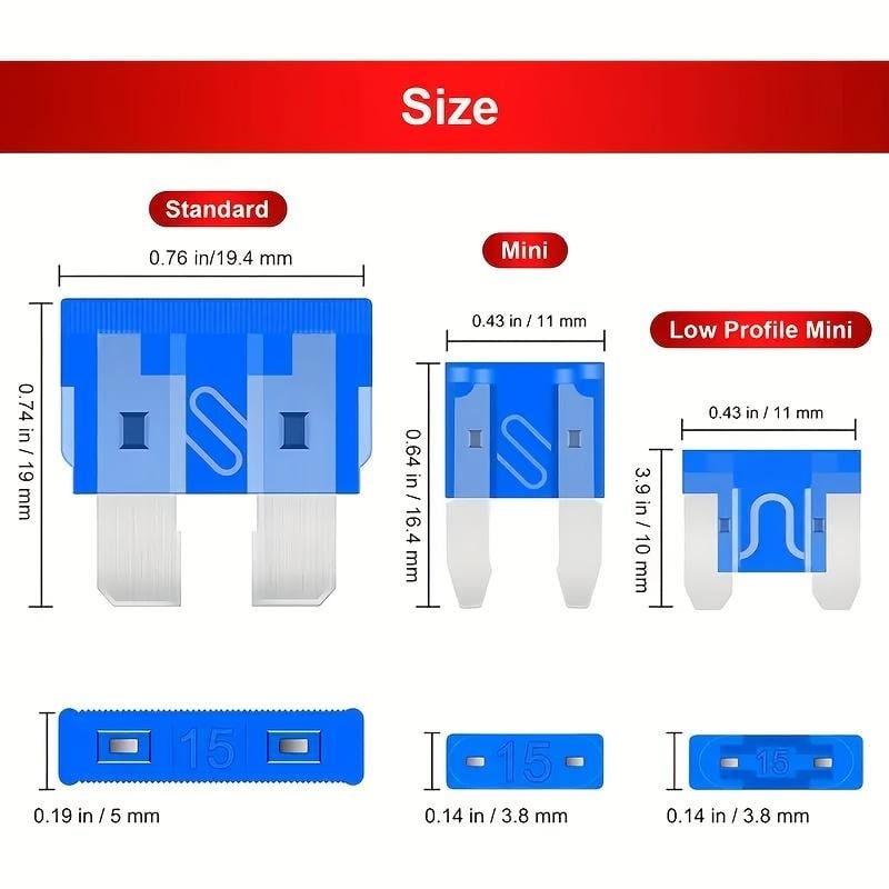 🔥306PCS & Car Blade Fuse Assortment Set