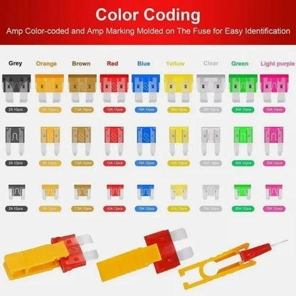 🔥306PCS & Car Blade Fuse Assortment Set