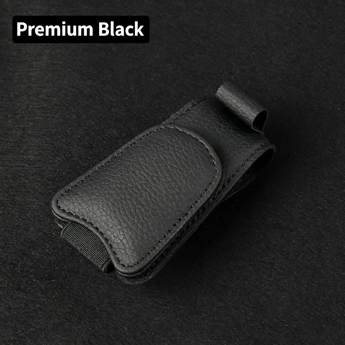 TYII™ Magnetic Car Sun Visor Sunglasses Holder – Leather Glasses Clip & Multi-Function Storage Organizer