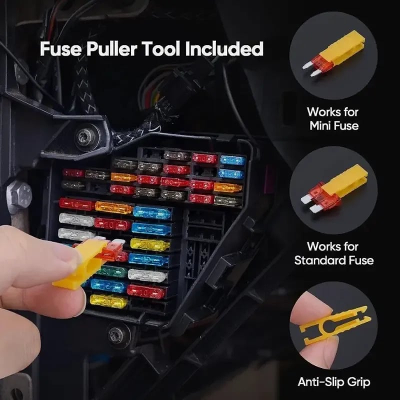 🔥306PCS & Car Blade Fuse Assortment Set