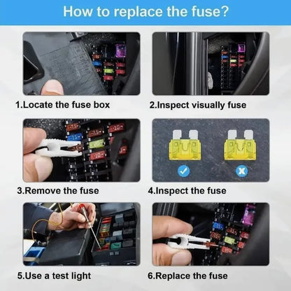 🔥306PCS & Car Blade Fuse Assortment Set