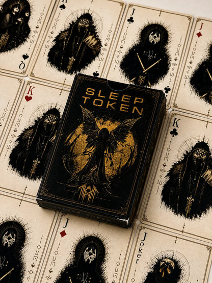 Sleep Token Inspired Playing Cards Deck – Gothic Fantasy Poker Cards, 54-Card Collectible Card Game for Music Fans & Collectors