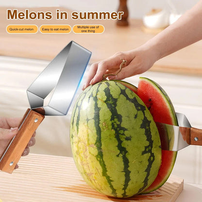 Stainless steel watermelon slicer