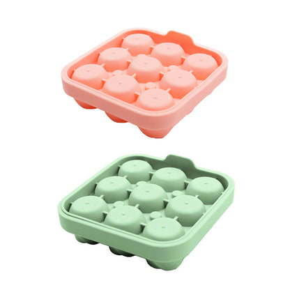 🌹 Rose Ice Cube Tray – 9-Cavity Silicone Mold for Whiskey & Cold Drinks