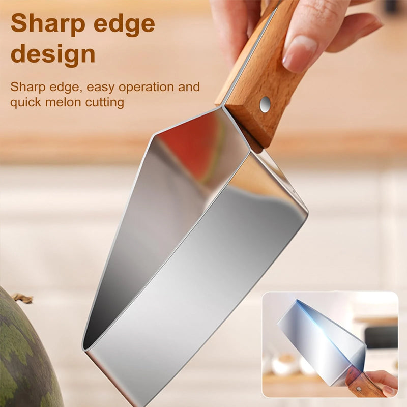 Stainless steel watermelon slicer