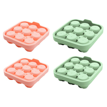 🌹 Rose Ice Cube Tray – 9-Cavity Silicone Mold for Whiskey & Cold Drinks