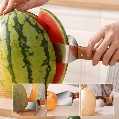 Stainless steel watermelon slicer