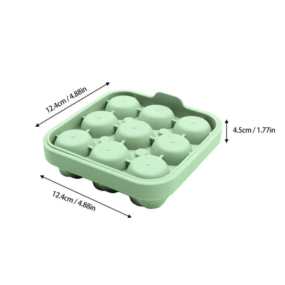 🌹 Rose Ice Cube Tray – 9-Cavity Silicone Mold for Whiskey & Cold Drinks