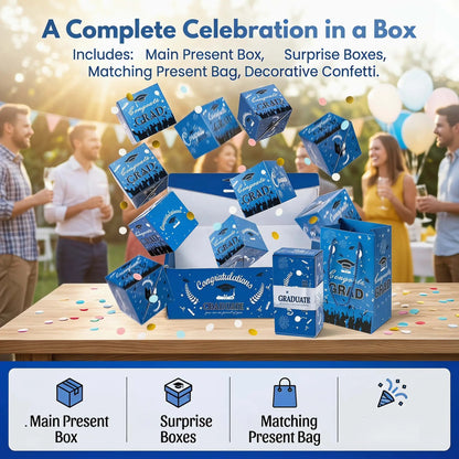 2026 Graduation Surprise Pop-Up Gift Box – Exploding Money Box & Celebration Gift Set