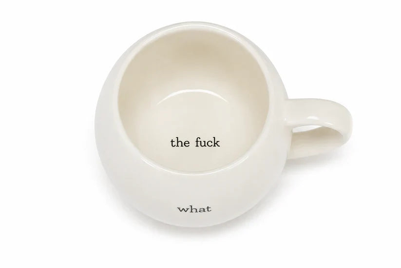 😂 What The? Ball Mug | Hidden Message Ceramic Mug