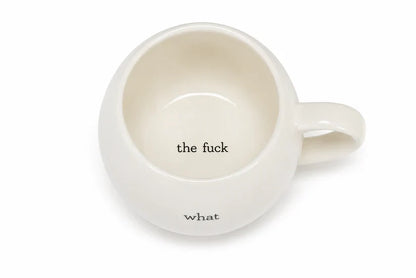 😂 What The? Ball Mug | Hidden Message Ceramic Mug