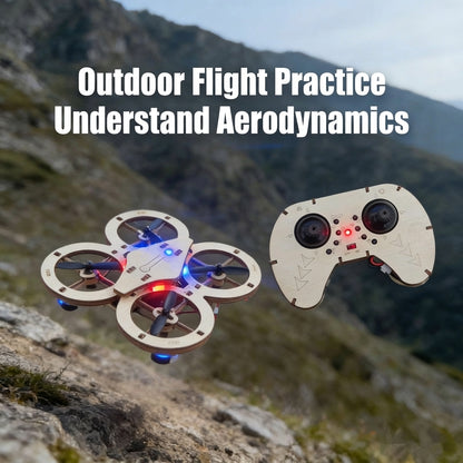 DIY Wooden Remote Control Drone Kit – Build & Fly Your Own Quadcopter