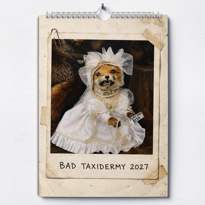 😂Bad Taxidermy Calendar 2027 – Funny & Bizarre Animal Specimens