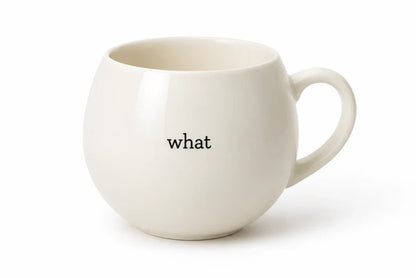 😂 What The? Ball Mug | Hidden Message Ceramic Mug