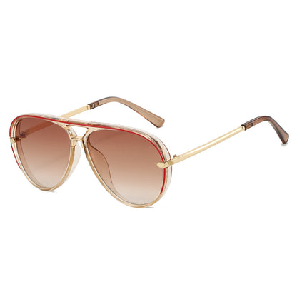 Retro Oversized Aviator Sunglasses