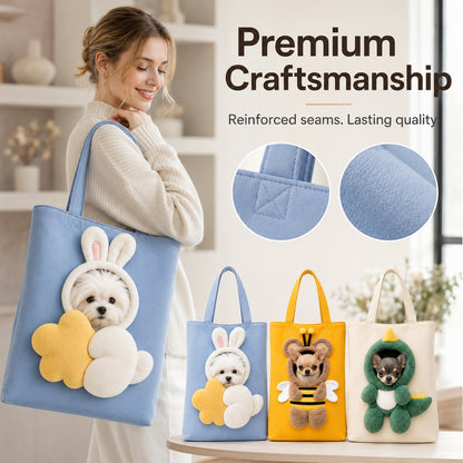 🐾Luxury Hands‑Free Pet Tote Bag